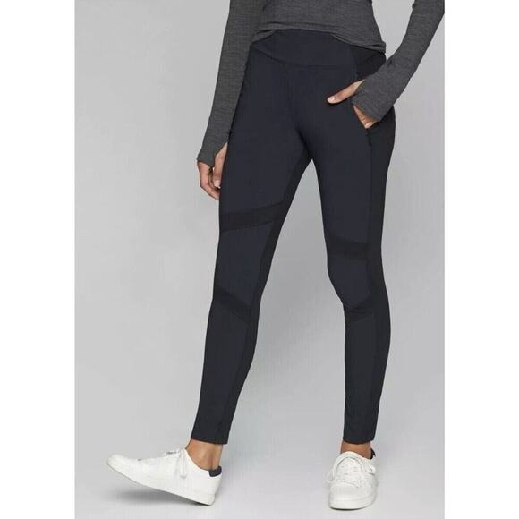 Athleta Highline Hybrid Summiter Tight In Black SZ 0 - Picture 1 of 6
